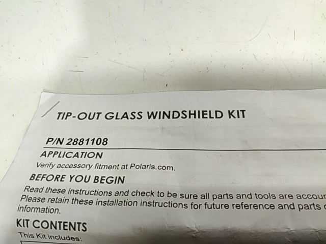 Windshield Hardware - ---- POLARIS NOS