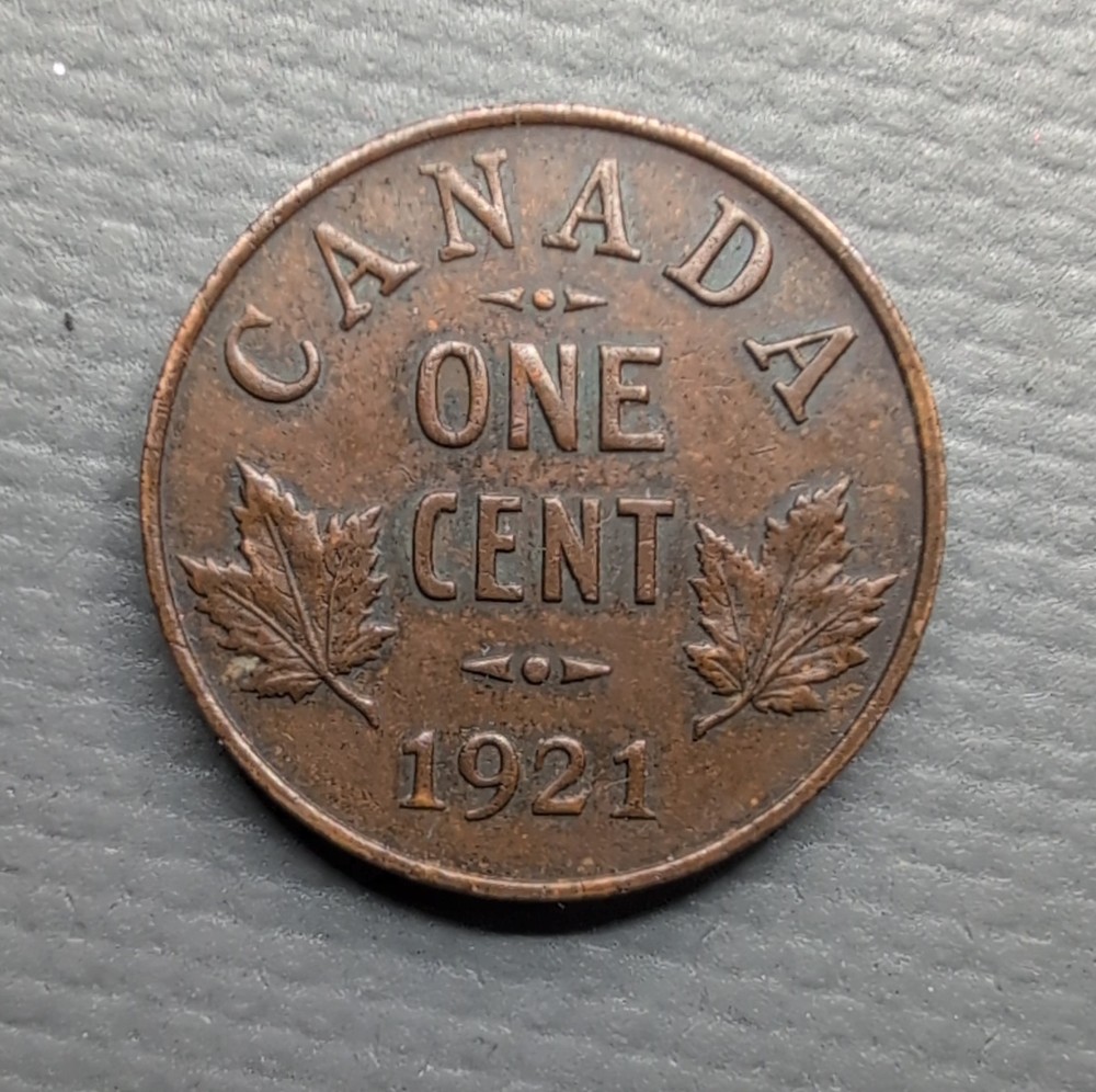 Canada 1921 Small Cent King George V