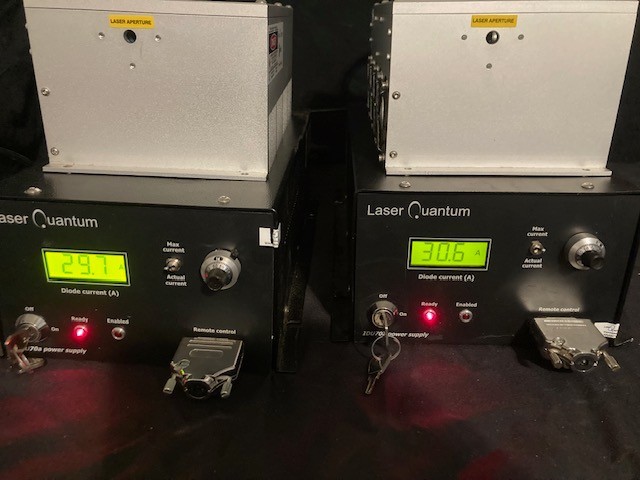 Laser Quantum Elite 532 5 Watt Head / IDO-70 PSU Complete Working Lasers!