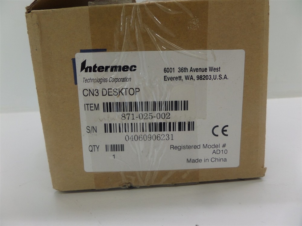 Intermec CN3 Single Dock Desktop Cradle AD10 871-025-002