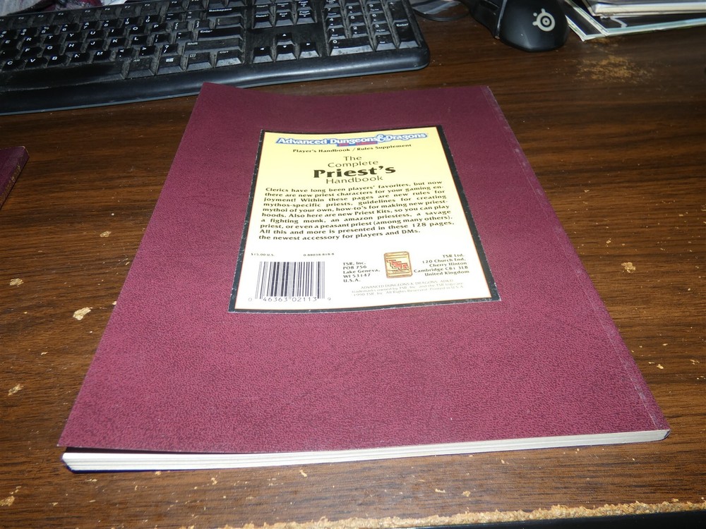 TSR AD&D PHBR3: The Complete Priest's Handbook