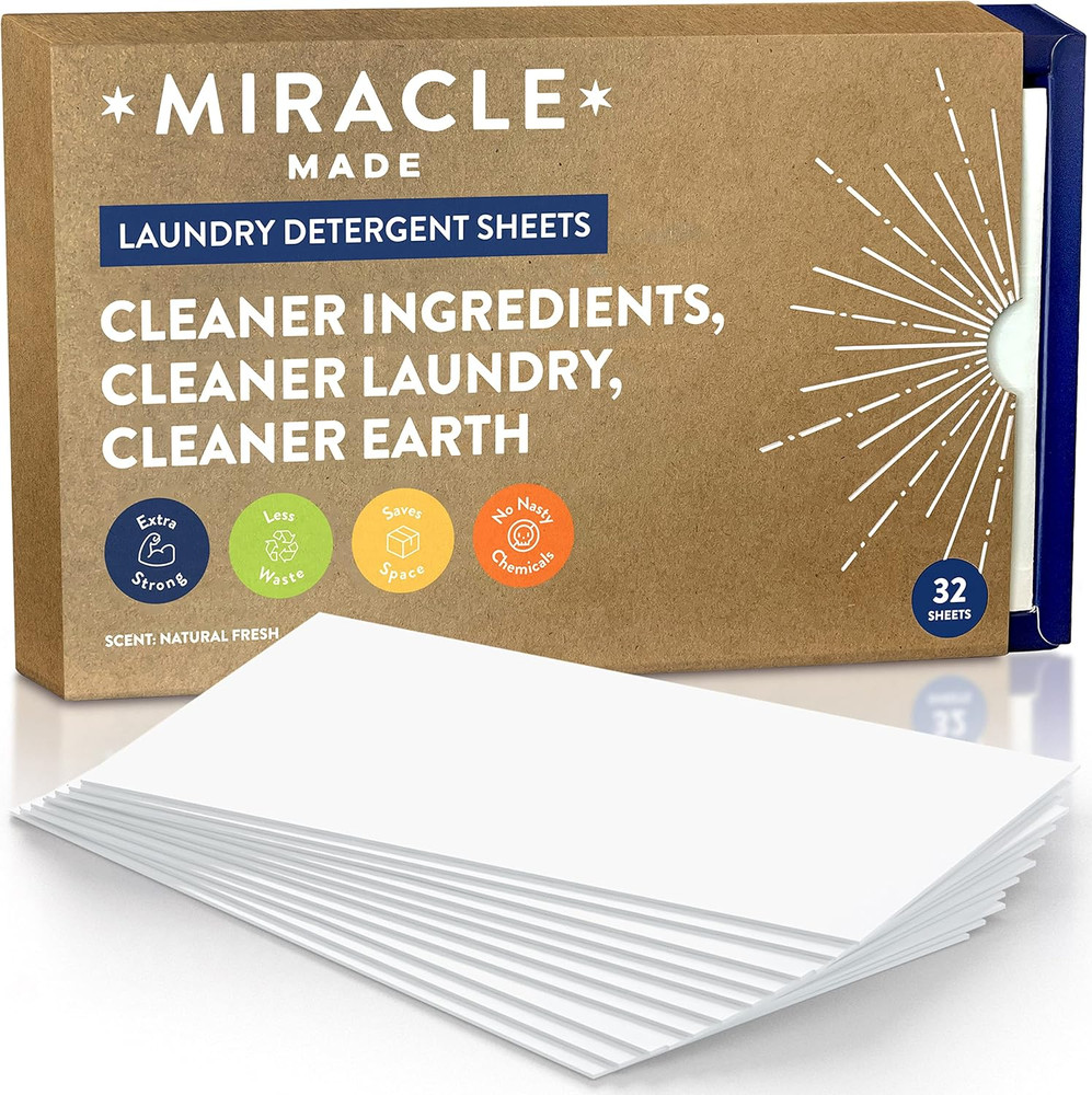 Liquidless Laundry Detergent Sheets – Ultra-Concentrated, Space-Saving, Plastic-