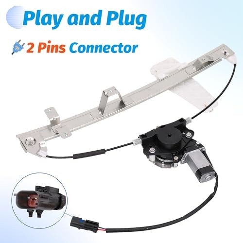 Front Passenger Side Power Window Regulator with Motor Compatible with Jeep