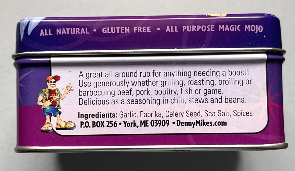 Pixie Dust Magic Mojo Seasoning Tin by Denny Mike's 2012 - Unopened Collectible