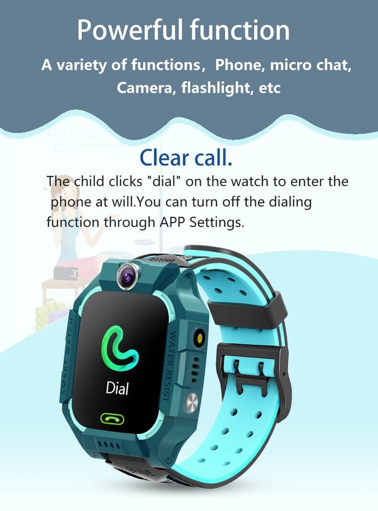 Smart Watch For Kids, Activity Tracker, SOS Function, Kids School Mode, GPS Loca