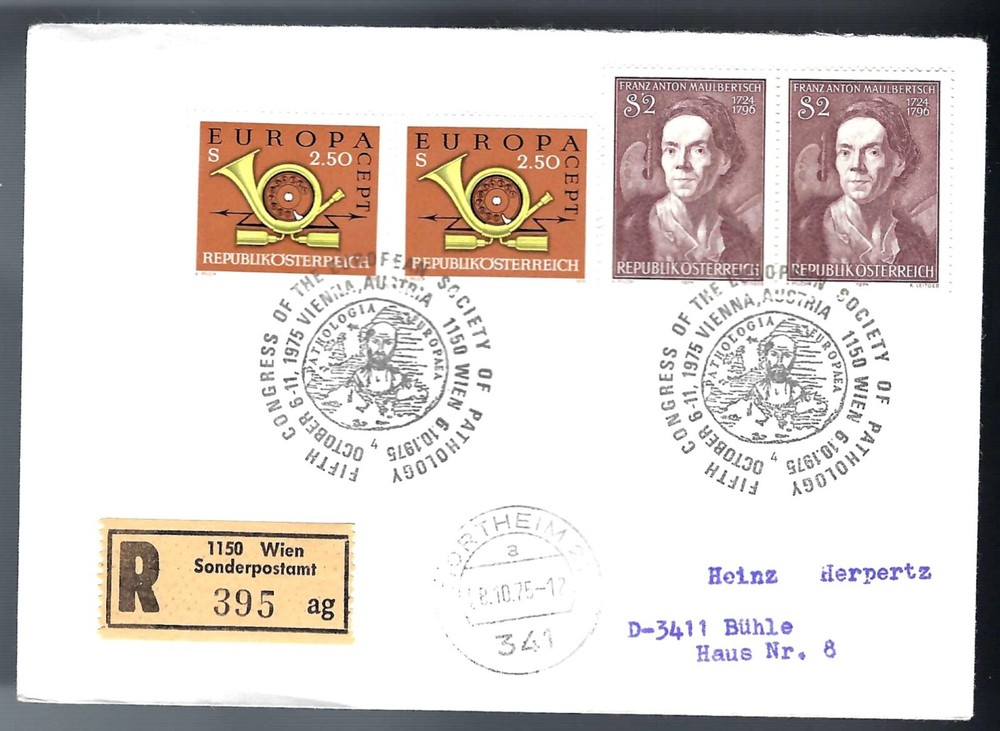 1975 Austria FDC Europa Issue