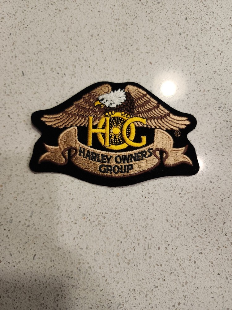 Harley Davidson Bike Owners Group HOG Patch Eagle Wings Wheel Iron or Sew On