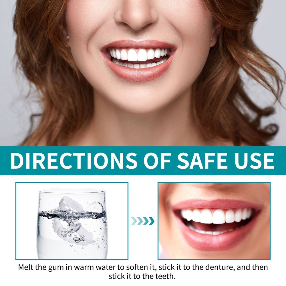 Teeth Dentures Tooth Replacement Set Upper And Lower Dentures For High Grade
