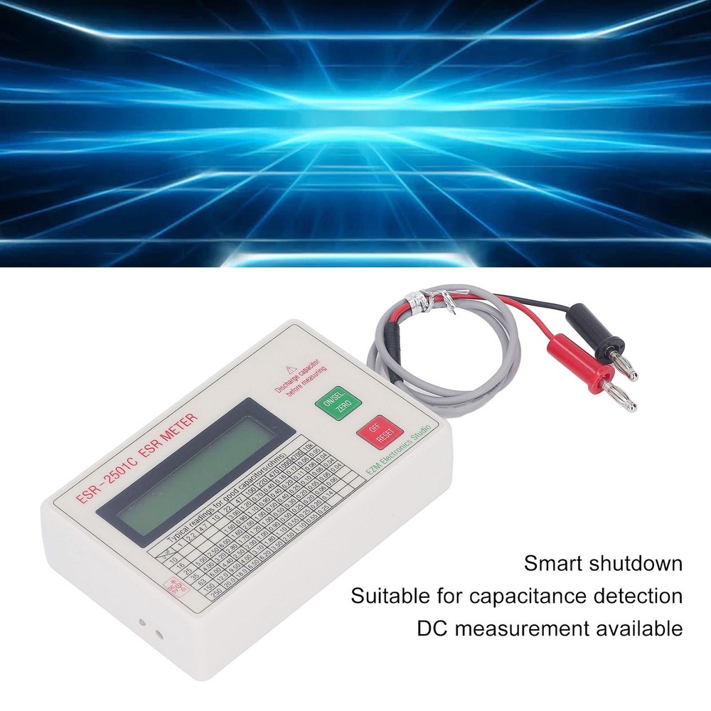 Handheld Capacitor Tester High Smart Shutdown Function Capacitance Meter✈