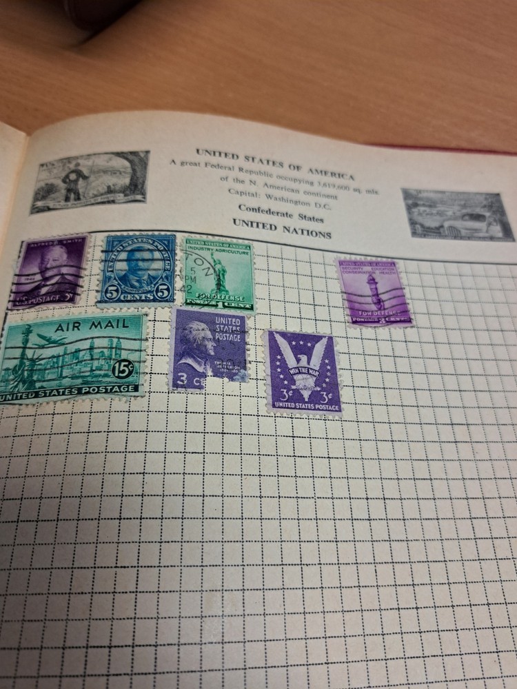 1970s Vintage Stamp Album
