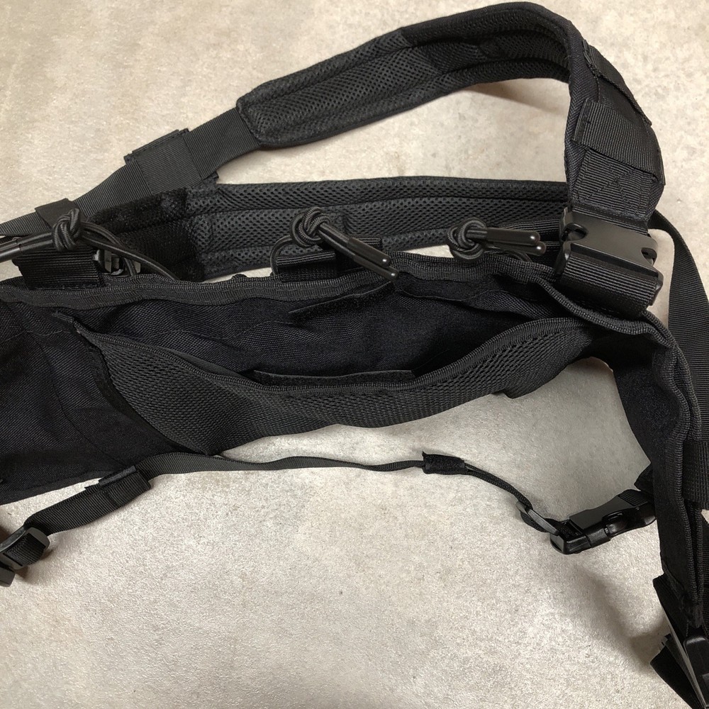 Recon Chest Rig With Built-In Mag Stacker - Black