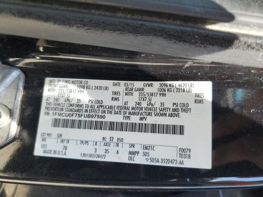 AC Condenser Fits 13-19 ESCAPE 785624