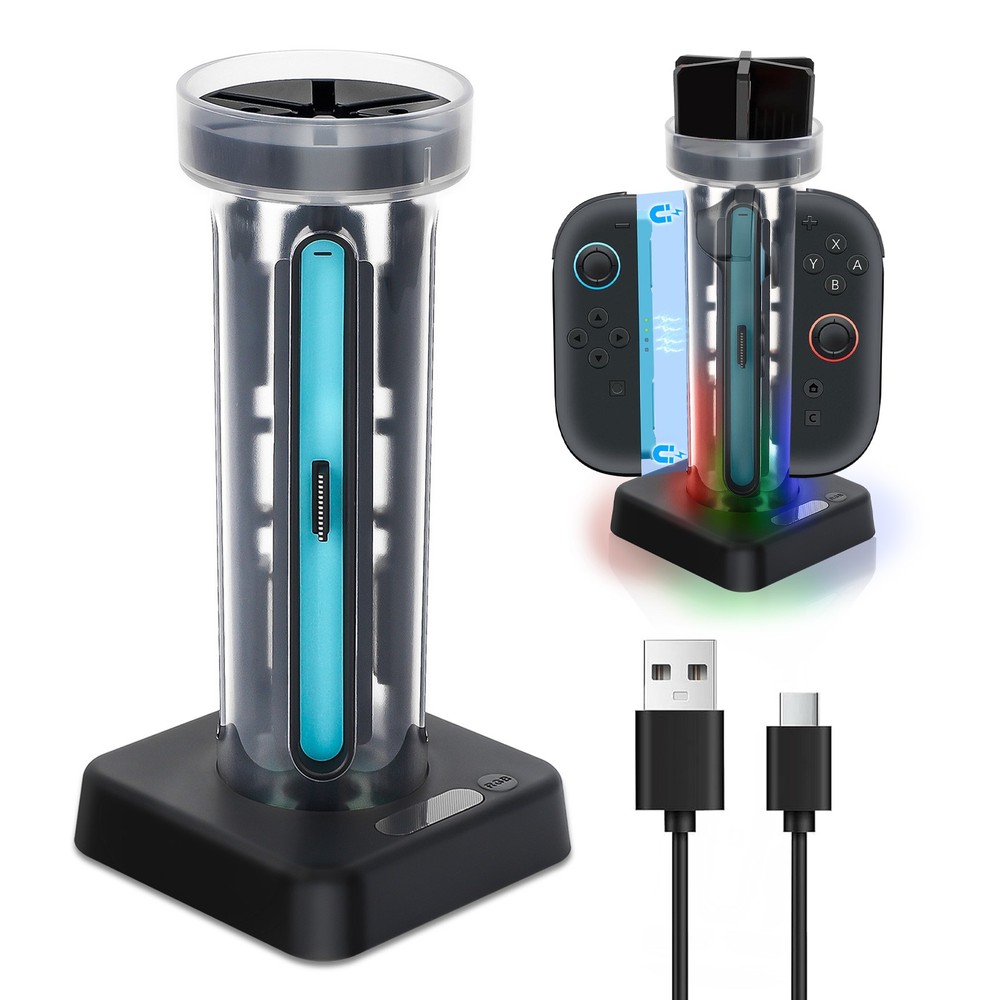 Charging Station for Nintendo Switch 2 Joy Con Magnetic Controller Charger Dock