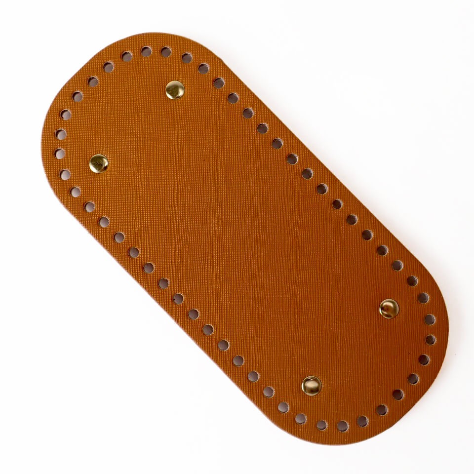 Riveted Oval Base Insert Small (22×10cm) Camel