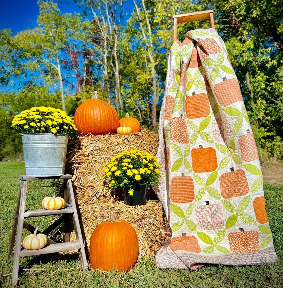 Pumpkins Vines Quilt Pattern