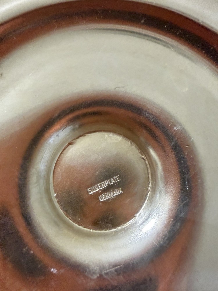 Denmark silverplated candlestick holder 2