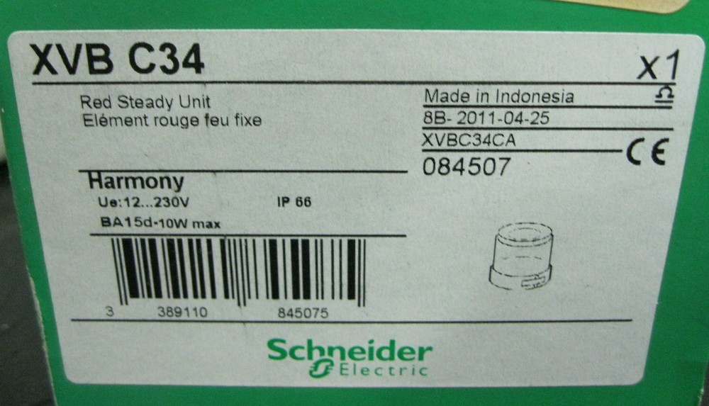 Schneider XVB C34 Red Steady Unit