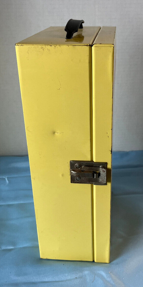 Gilbert Microcraft Microscope Vintage Metal Box NOT COMPLETE