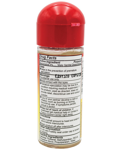 Body Action Stayhard Water Based Lubricant 2.3 Oz