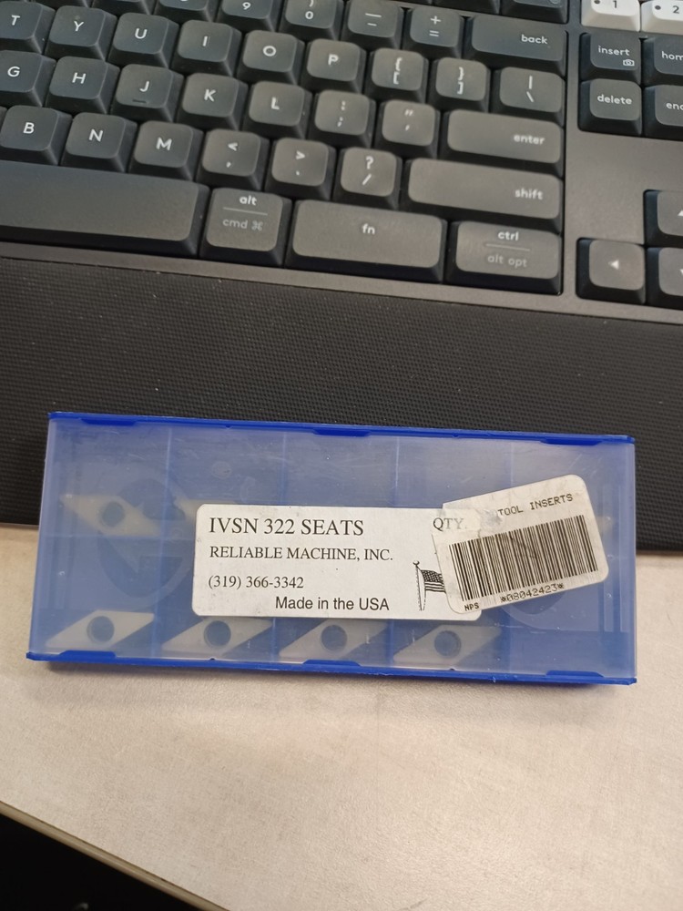 IVSN 322 Carbide Insert Seats 9Pcs