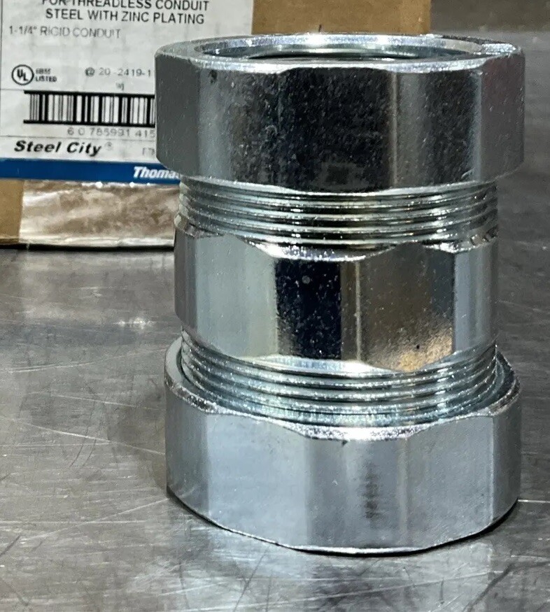 Thomas & Betts HK-403 Rigid Compression Coupling 1" Malleable Iron Price Per 1