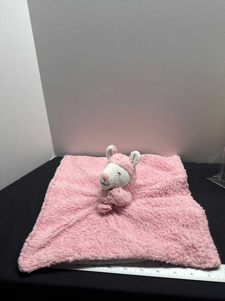 Carters Pink Llama Lovey Security Blanket For Babies HTF