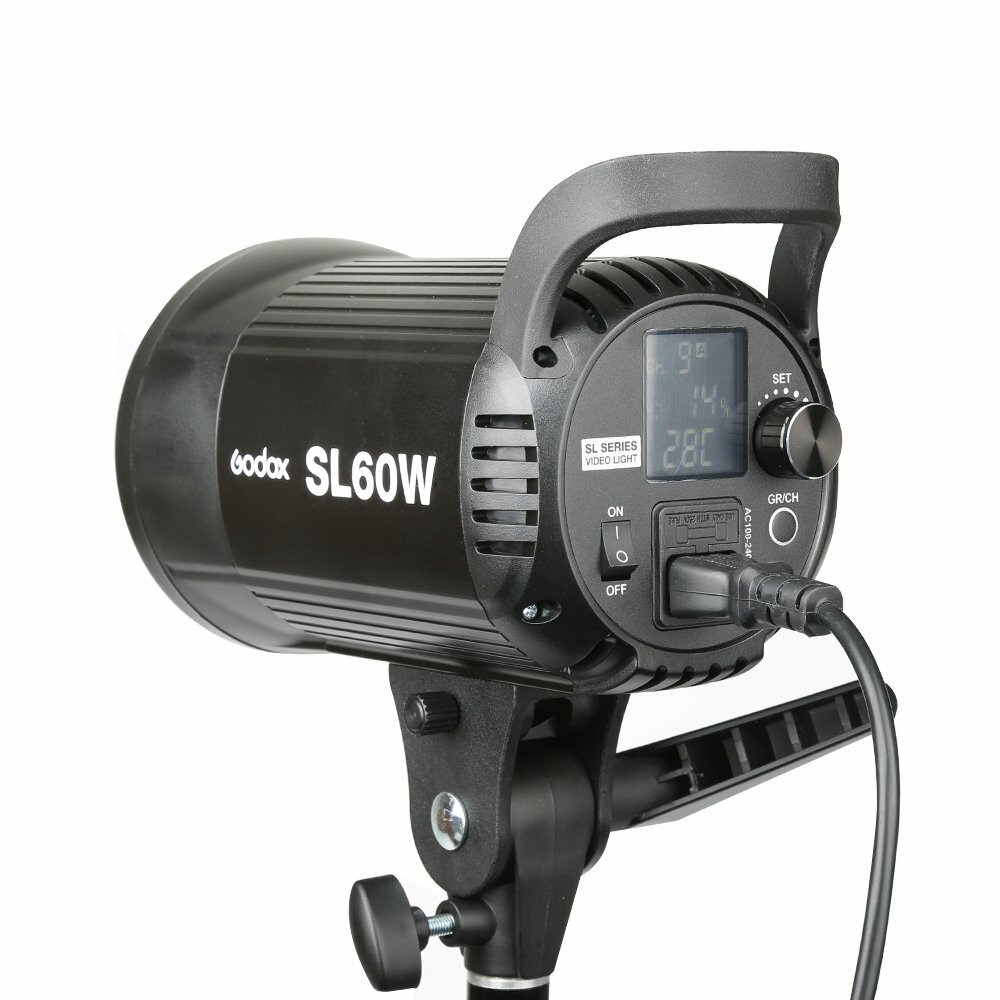 Godox SL-60W Continuous Studio Video LED Light Stand 35*160 Grid Bowens Softbox