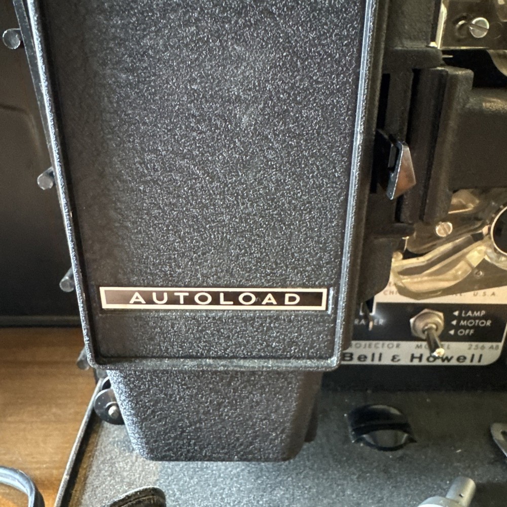 Vintage Bell & Howell Model 256 Autoload Projector. Untested