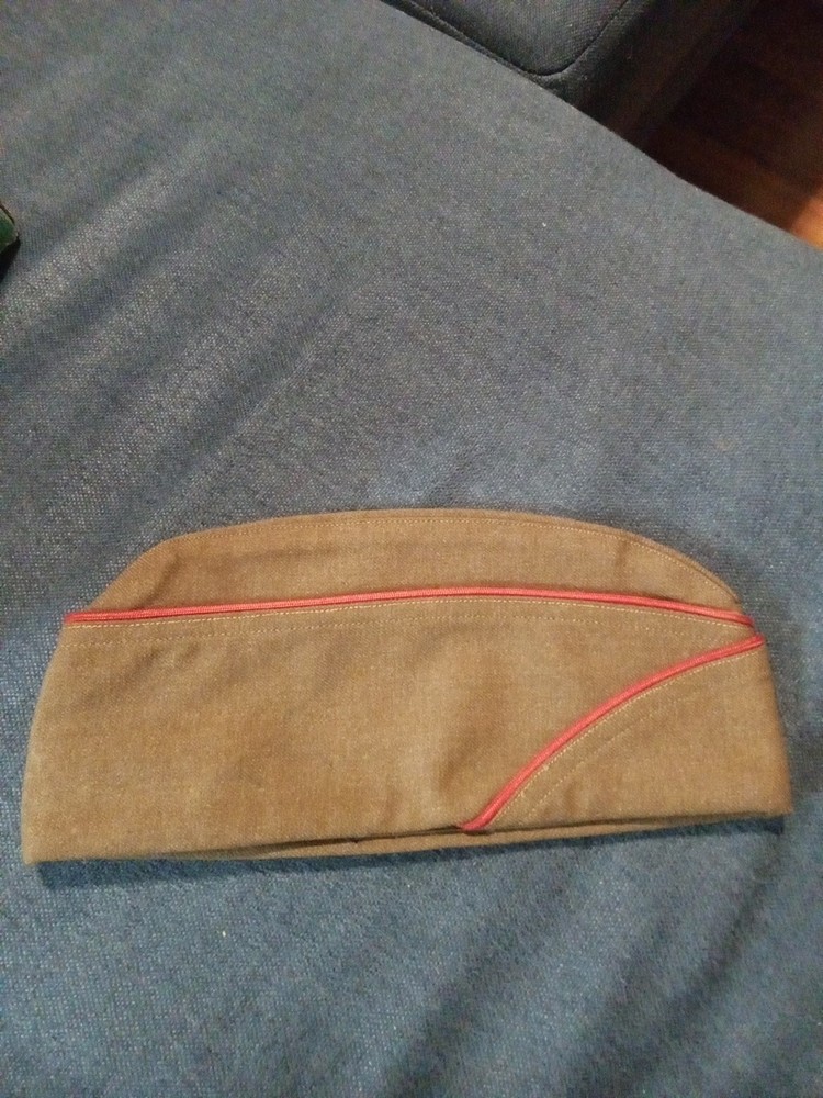 WWII US Army Artillery Wool Garrison Cap