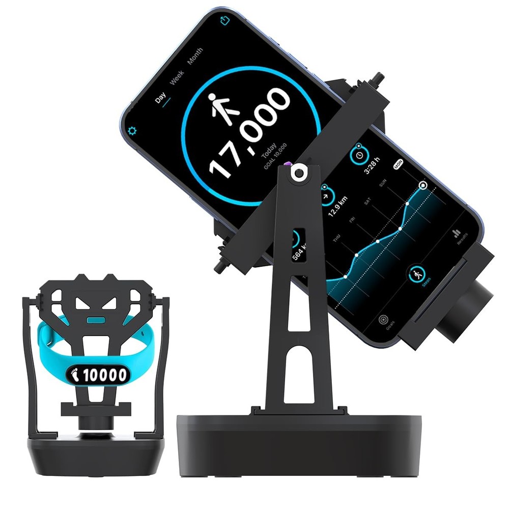 FEICHONGHO Rechargeable Phone Swing Device with Timer, Adjustable Speed, Two ...