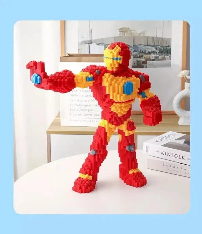 2110 Pcs Iron Man Magic Blocks Set Mini Building Blocks Challenging Game Gift