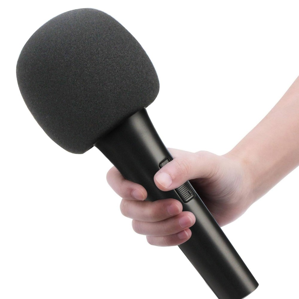 2 Pack Foam Mic Cover Handheld Microphone Windscreen