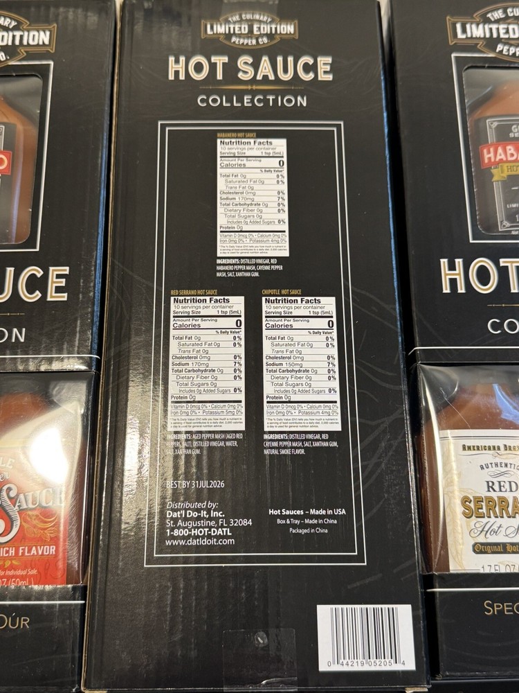 Nine (9) Culinary Pepper Co. Limited Edition Hot Sauce Collection