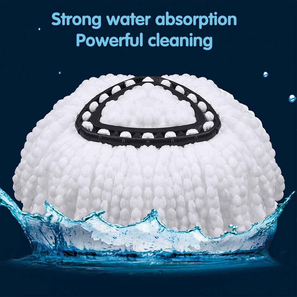 2-12 PCS Microfiber Mop Heads for O-cedar Cleaning Pad Spin Mop Refill Pack