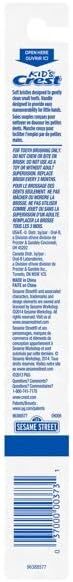 Crest Kids Toothbrush Sesame Street Soft - Assorted Characters - 8 Pack