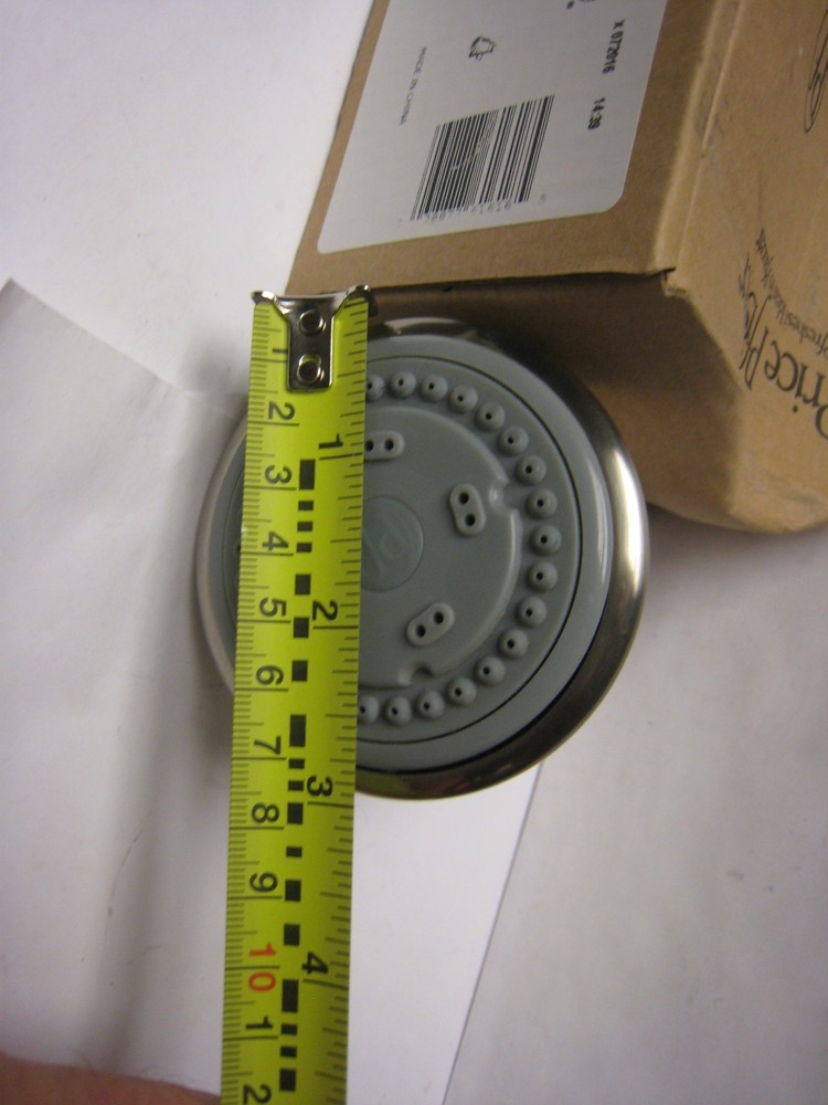 Pfister G15-060K Multi-Function Bell Showerhead – Brushed Nickel