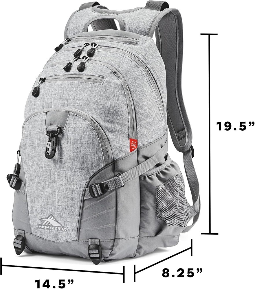 Versatile Loop Backpack with Tablet Sleeve - Stylish Black Work & Travel Bag