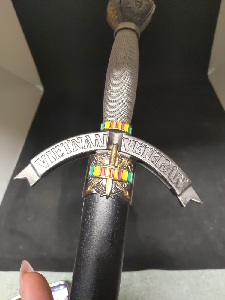 Vietnam Veteran Commemorative Dagger with Sheath