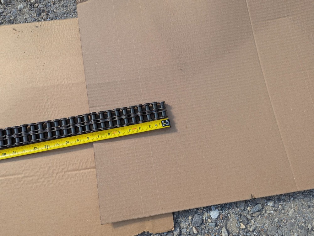 Morse 127729 Standard Riveted Double Roller Chain / 60-2R / 104" / PARTIAL