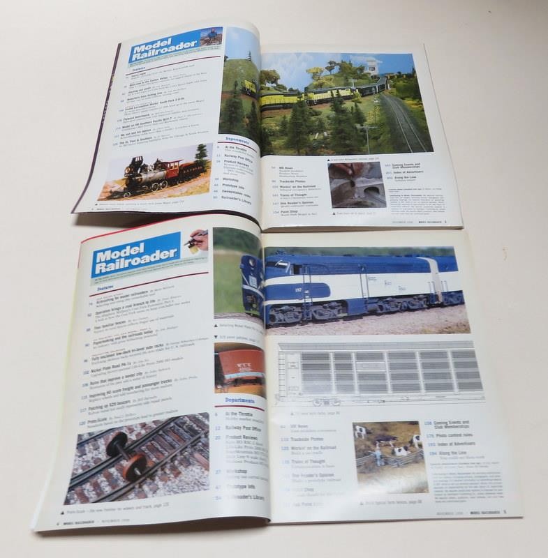 Model Railroader Magazine Complete Year 1998 - 12 Issues