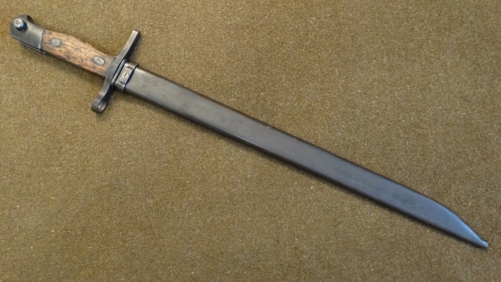 WW2 Japanese Type 30 Bayonet and Scabbard.