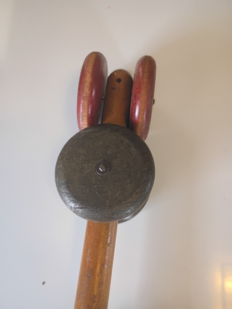 14 Inch Antique Wooden Pull Toy, 1920s
