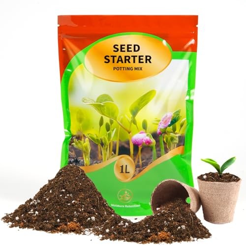 Seed Starting Soil Mix Seed Starter Ready to Use Suitable for 1qt Seedling Soil