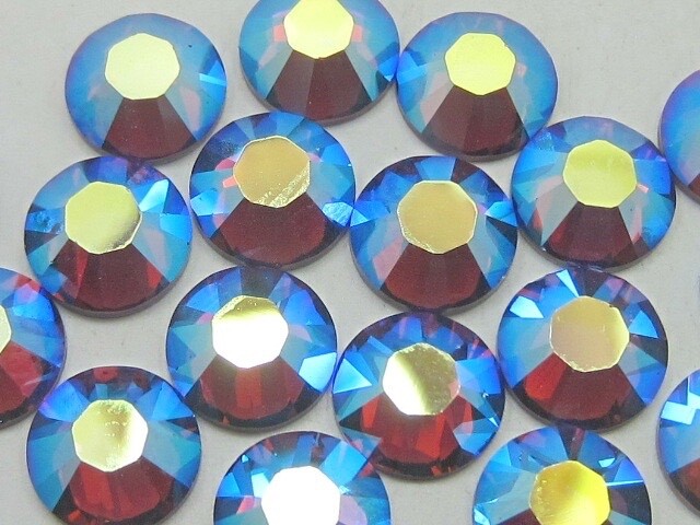 7ss AMETHYST AB FLATBACK European Rhinestones 1gr.