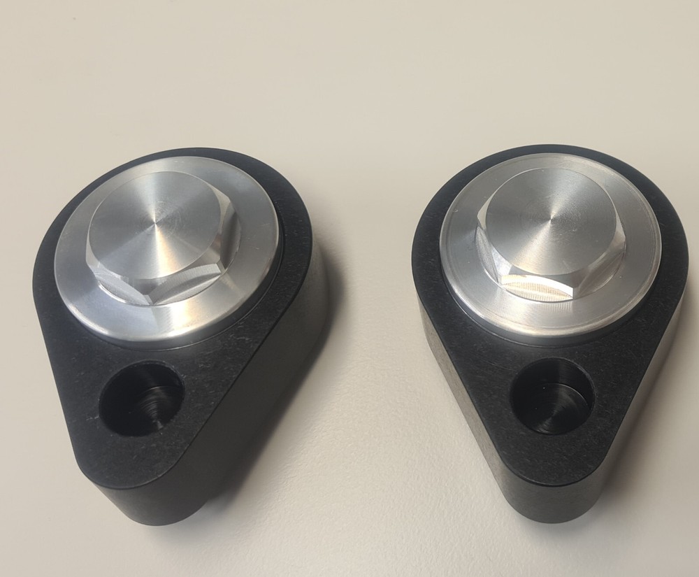 Black Honda VTR Firestorm Handle bar risers