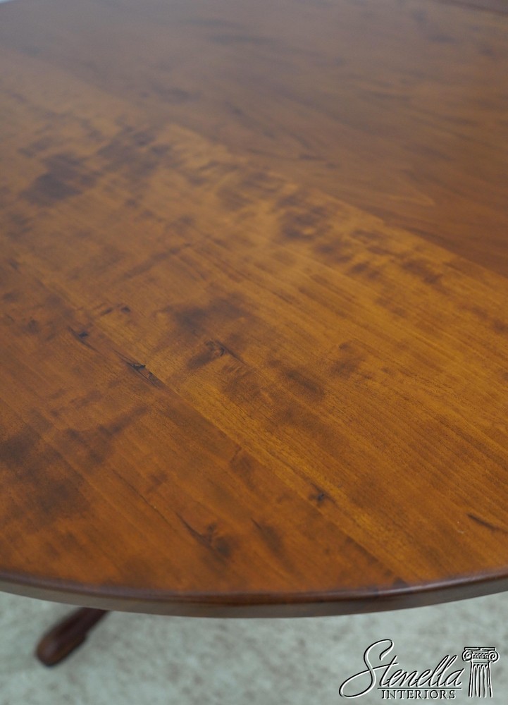 L60662: ELDRED WHEELER Cherry Bench Made Dining Room Table