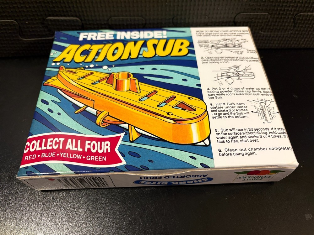 Shark Bites fruit snacks - Empty custom design display box