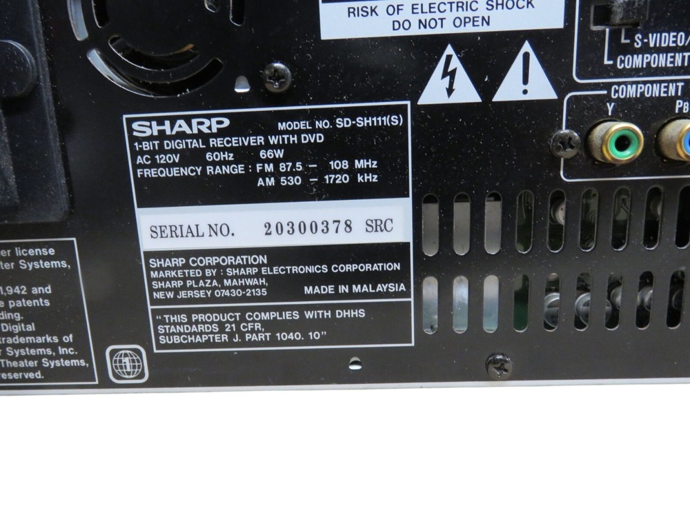Sharp SD-SH11 CD/MD/FM 1-Bit Mini System