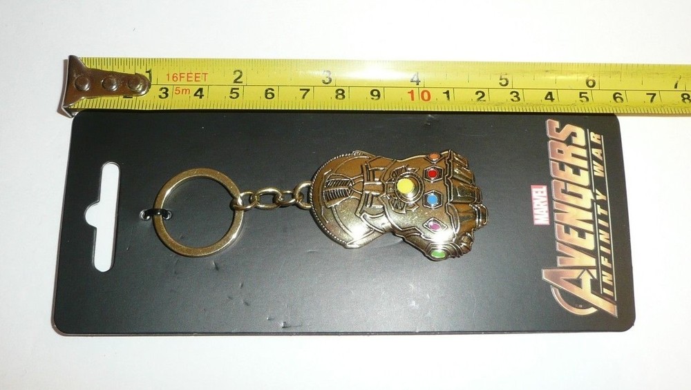 Thanos Infinity Gauntlet Keychain Avengers Infinity War Endgame Marvel Comics