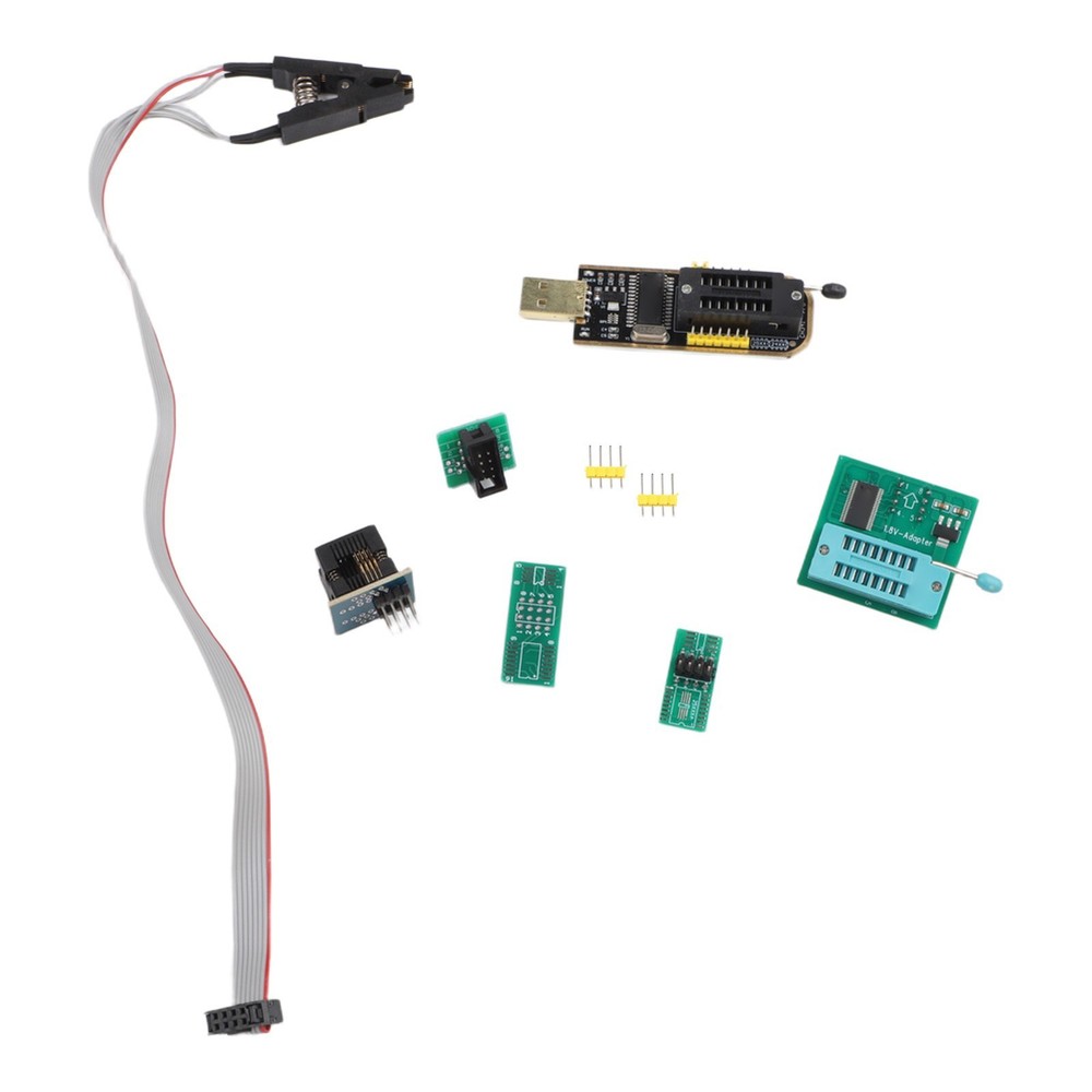 USB Programmer CH341A Programmer 24/25 Series Chip Support 3.3V-5V Voltage Range
